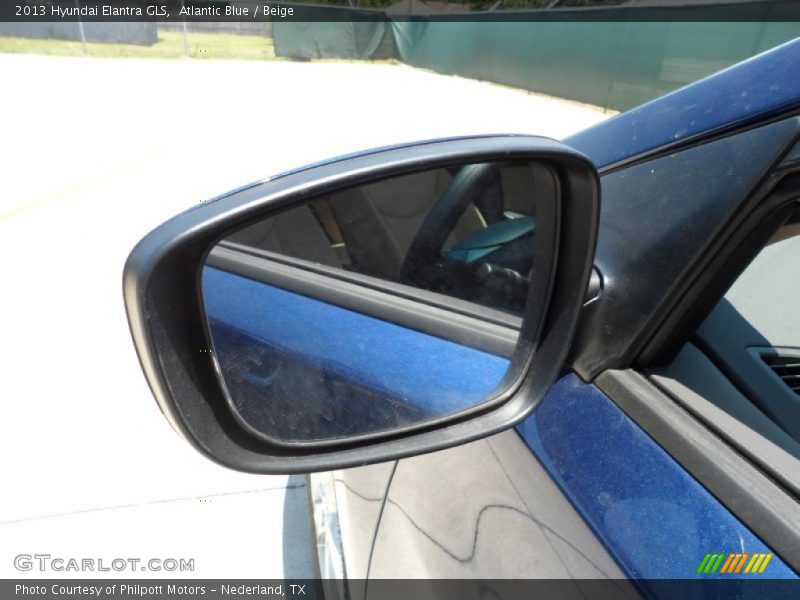 Atlantic Blue / Beige 2013 Hyundai Elantra GLS