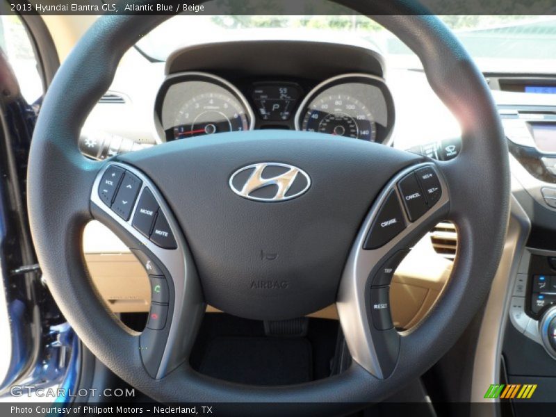  2013 Elantra GLS Steering Wheel