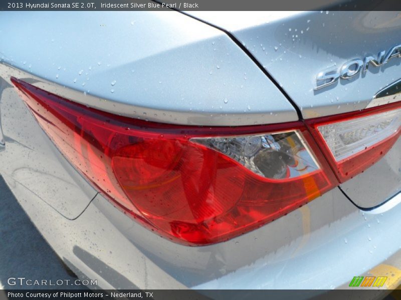 Iridescent Silver Blue Pearl / Black 2013 Hyundai Sonata SE 2.0T