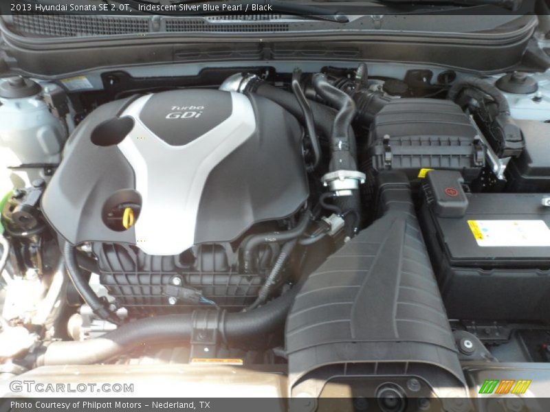  2013 Sonata SE 2.0T Engine - 2.0 Liter GDI Turbocharged DOHC 16-Valve D-CVVT 4 Cylinder