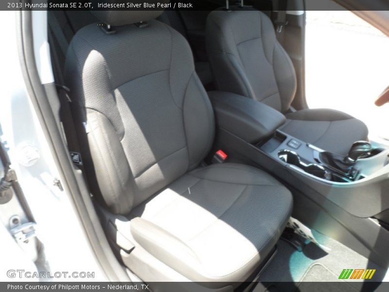 Iridescent Silver Blue Pearl / Black 2013 Hyundai Sonata SE 2.0T