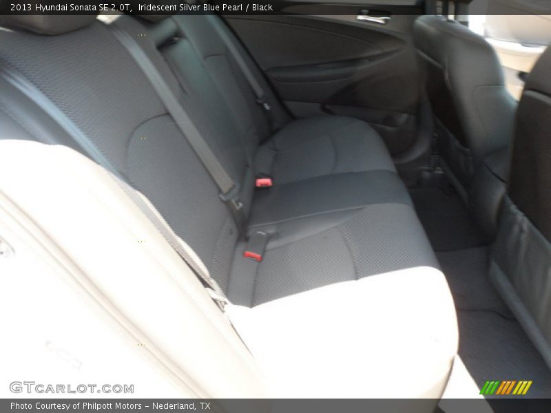 Iridescent Silver Blue Pearl / Black 2013 Hyundai Sonata SE 2.0T