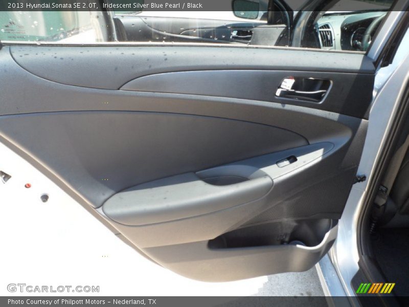 Iridescent Silver Blue Pearl / Black 2013 Hyundai Sonata SE 2.0T