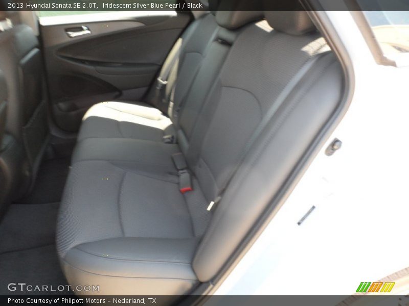 Iridescent Silver Blue Pearl / Black 2013 Hyundai Sonata SE 2.0T