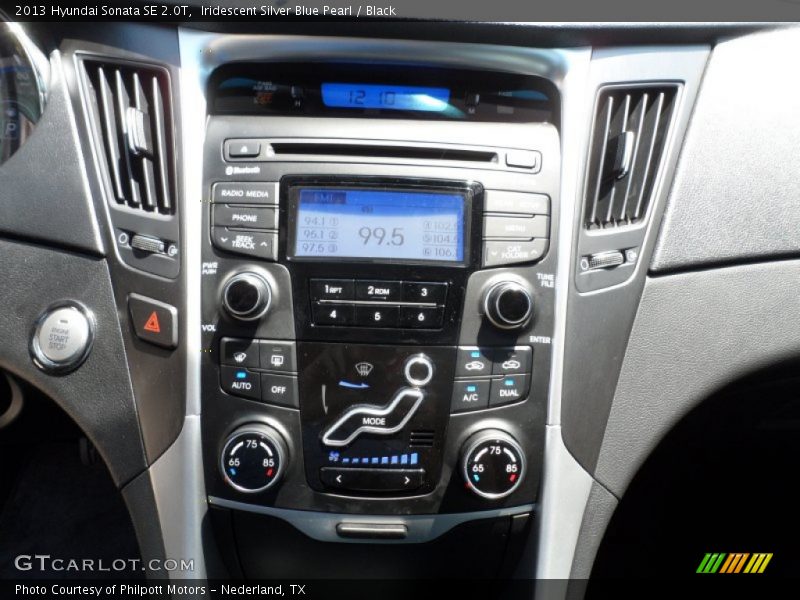 Controls of 2013 Sonata SE 2.0T