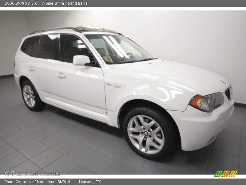 Alpine White / Sand Beige 2006 BMW X3 3.0i