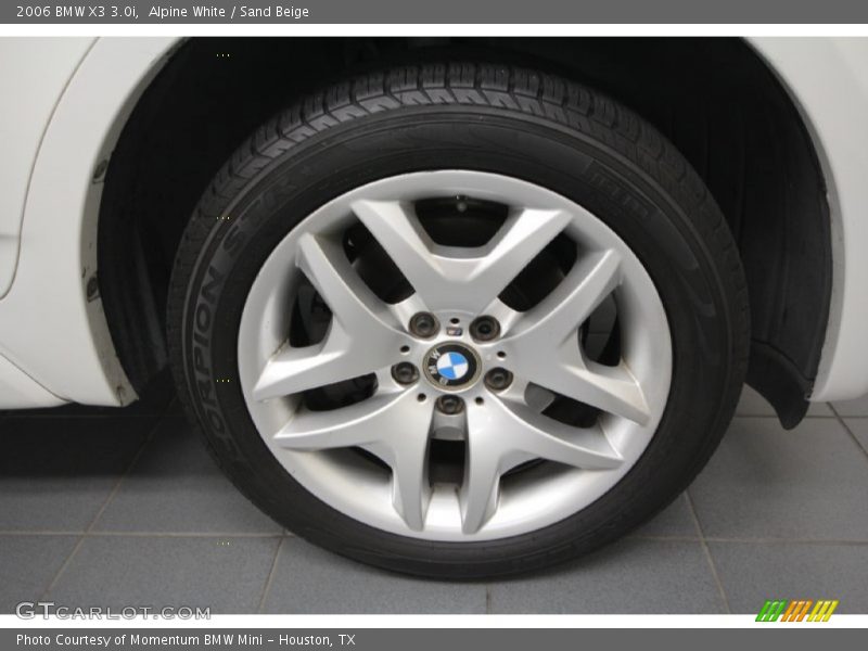 Alpine White / Sand Beige 2006 BMW X3 3.0i