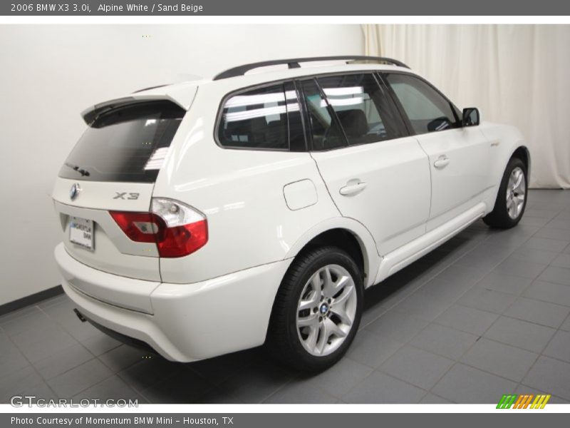 Alpine White / Sand Beige 2006 BMW X3 3.0i