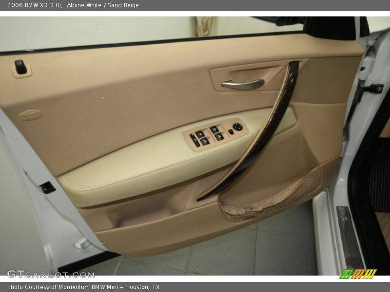Alpine White / Sand Beige 2006 BMW X3 3.0i
