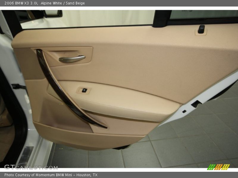 Alpine White / Sand Beige 2006 BMW X3 3.0i