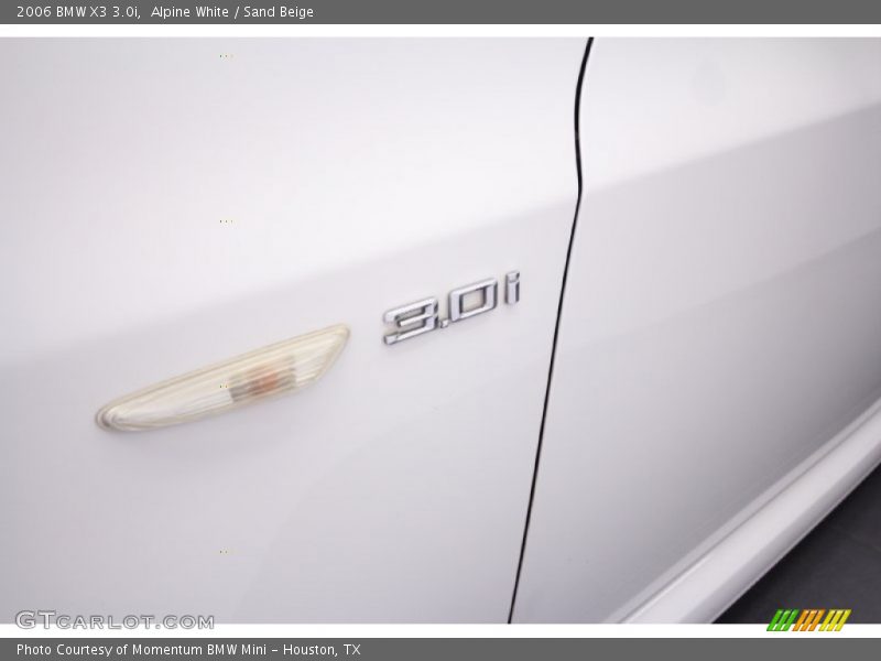 Alpine White / Sand Beige 2006 BMW X3 3.0i