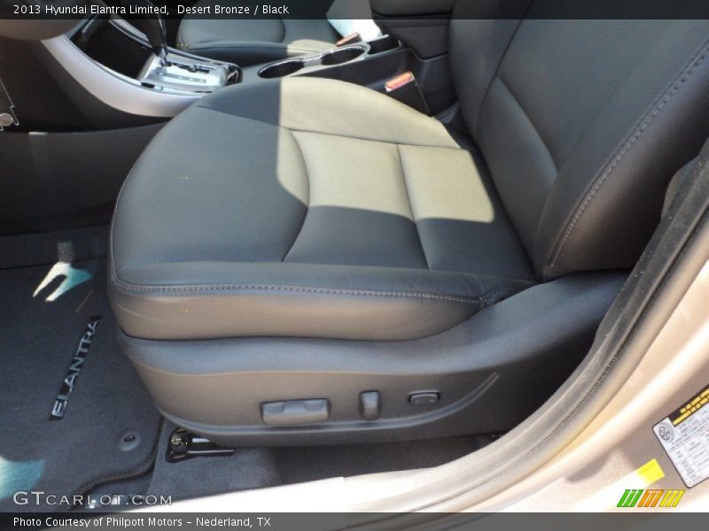 Desert Bronze / Black 2013 Hyundai Elantra Limited