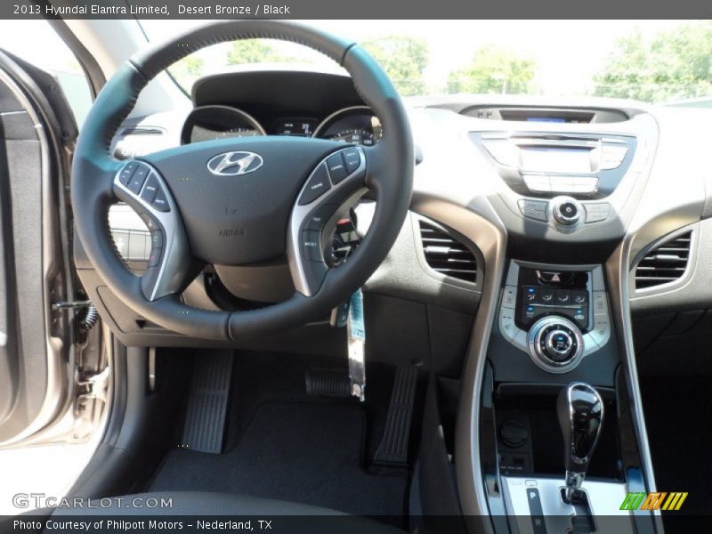 Dashboard of 2013 Elantra Limited