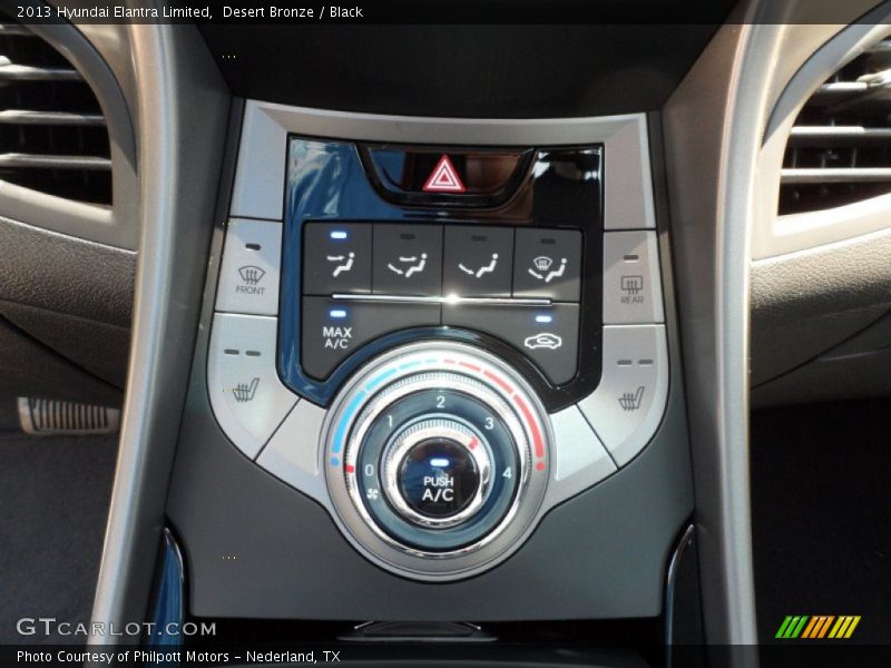 Controls of 2013 Elantra Limited