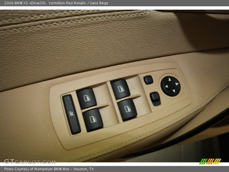 Vermillion Red Metallic / Sand Beige 2009 BMW X3 xDrive30i