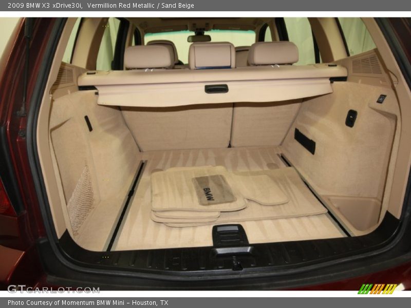 Vermillion Red Metallic / Sand Beige 2009 BMW X3 xDrive30i