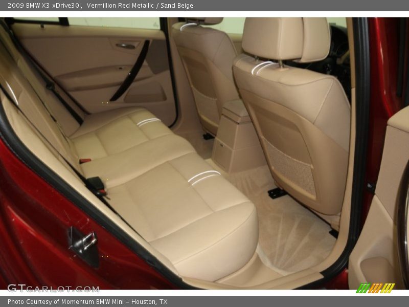Vermillion Red Metallic / Sand Beige 2009 BMW X3 xDrive30i