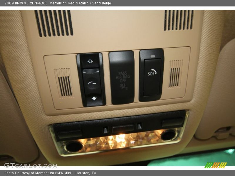 Vermillion Red Metallic / Sand Beige 2009 BMW X3 xDrive30i