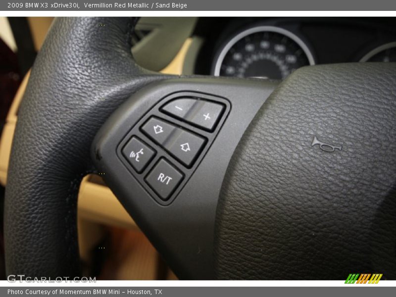 Vermillion Red Metallic / Sand Beige 2009 BMW X3 xDrive30i