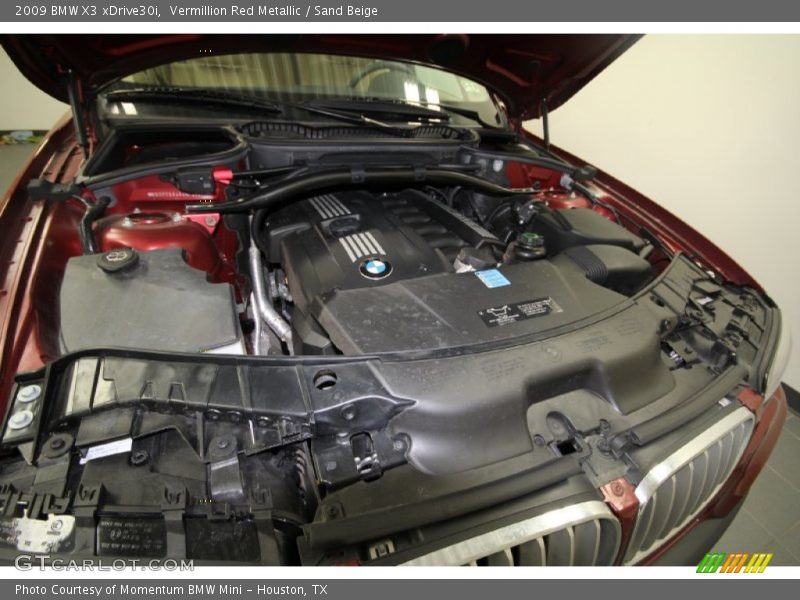 Vermillion Red Metallic / Sand Beige 2009 BMW X3 xDrive30i