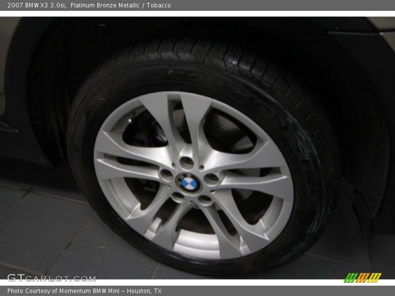Platinum Bronze Metallic / Tobacco 2007 BMW X3 3.0si