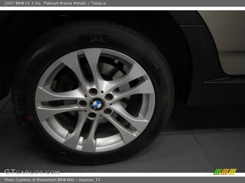 Platinum Bronze Metallic / Tobacco 2007 BMW X3 3.0si