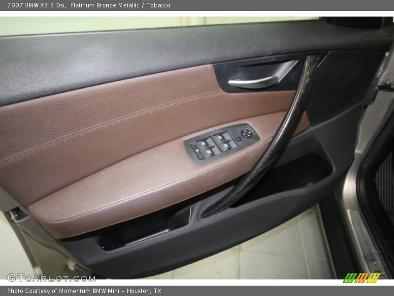 Platinum Bronze Metallic / Tobacco 2007 BMW X3 3.0si