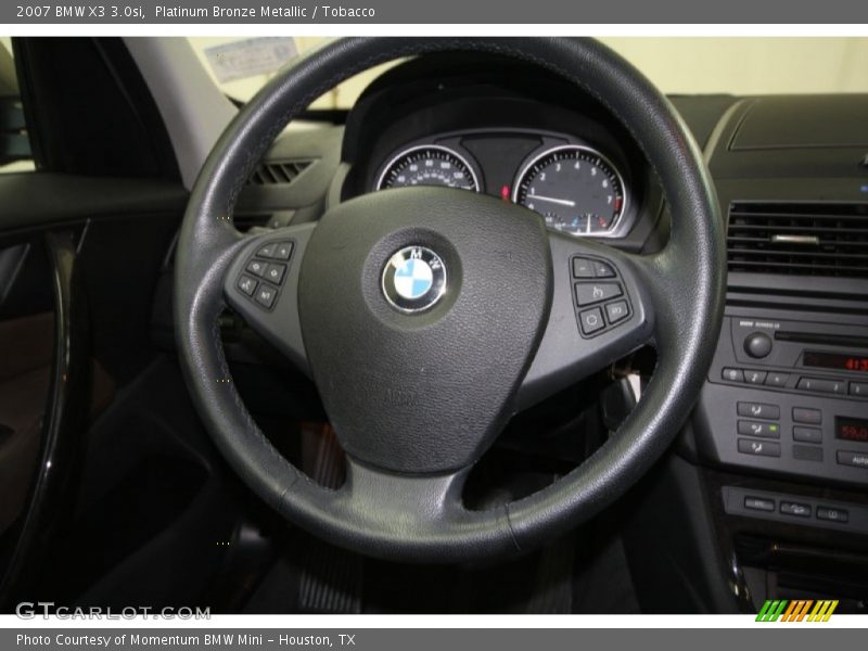 Platinum Bronze Metallic / Tobacco 2007 BMW X3 3.0si