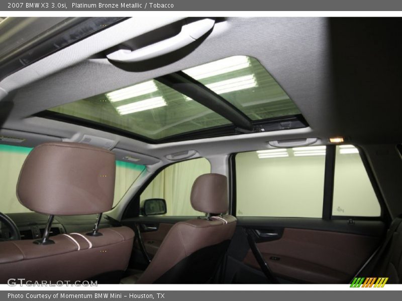 Platinum Bronze Metallic / Tobacco 2007 BMW X3 3.0si