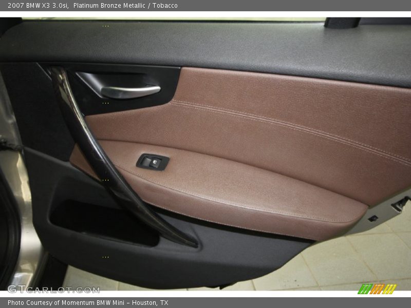 Platinum Bronze Metallic / Tobacco 2007 BMW X3 3.0si