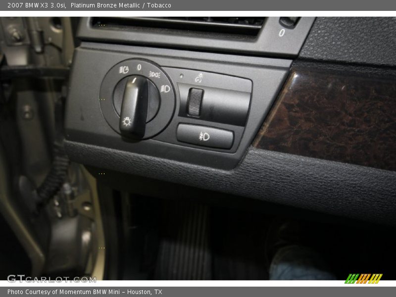 Platinum Bronze Metallic / Tobacco 2007 BMW X3 3.0si