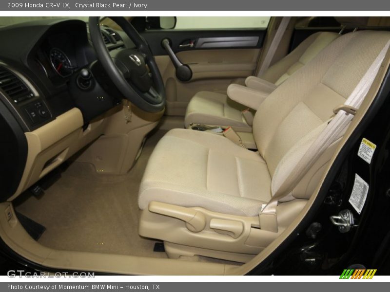 Crystal Black Pearl / Ivory 2009 Honda CR-V LX