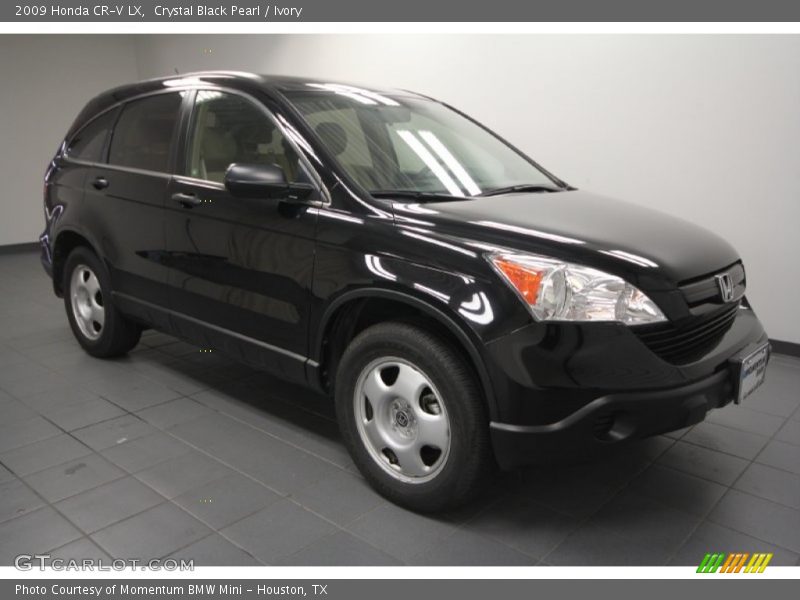 Crystal Black Pearl / Ivory 2009 Honda CR-V LX
