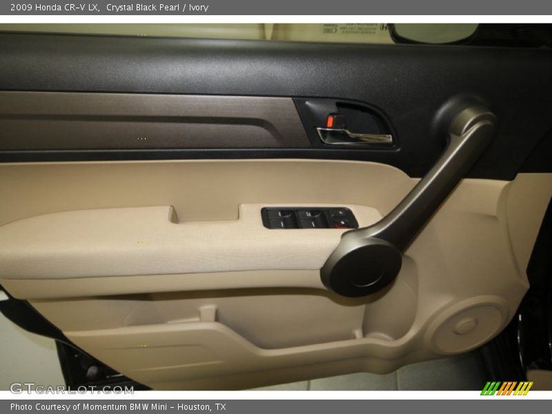 Crystal Black Pearl / Ivory 2009 Honda CR-V LX
