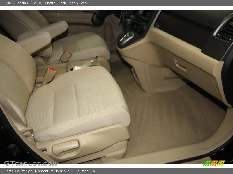 Crystal Black Pearl / Ivory 2009 Honda CR-V LX