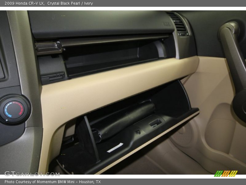 Crystal Black Pearl / Ivory 2009 Honda CR-V LX