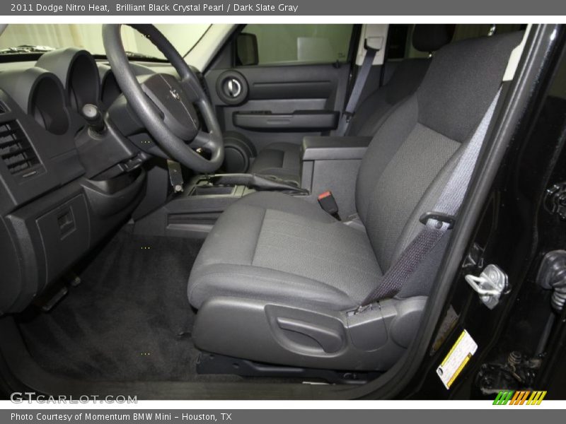 Brilliant Black Crystal Pearl / Dark Slate Gray 2011 Dodge Nitro Heat