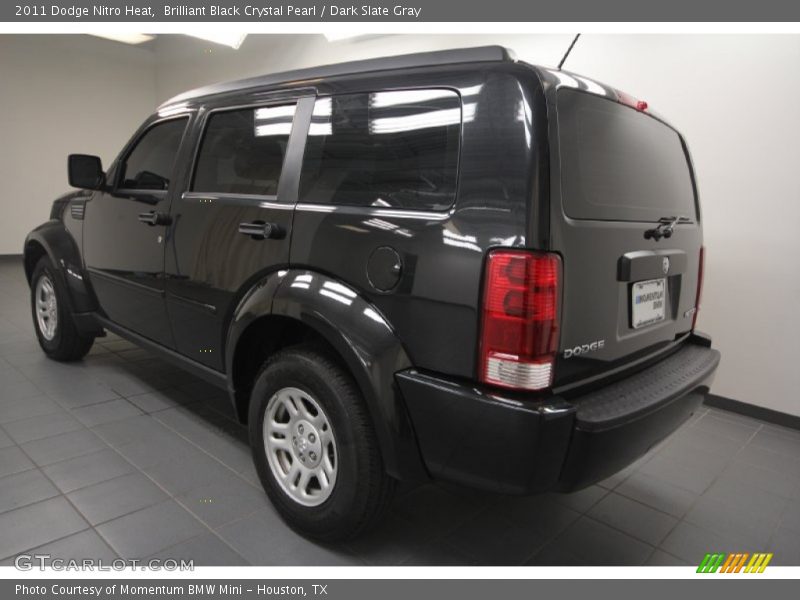 Brilliant Black Crystal Pearl / Dark Slate Gray 2011 Dodge Nitro Heat