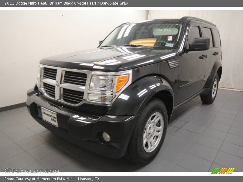 Brilliant Black Crystal Pearl / Dark Slate Gray 2011 Dodge Nitro Heat