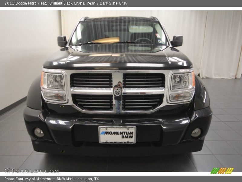 Brilliant Black Crystal Pearl / Dark Slate Gray 2011 Dodge Nitro Heat