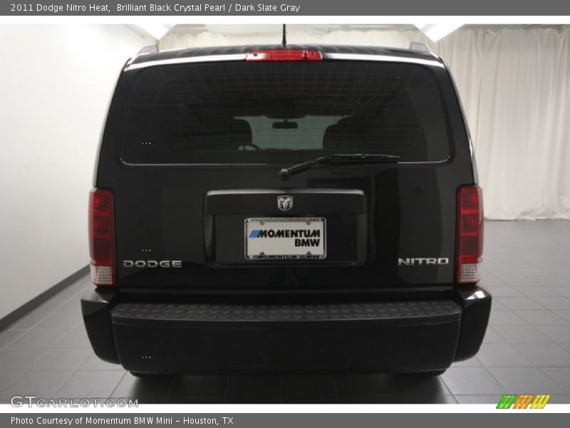 Brilliant Black Crystal Pearl / Dark Slate Gray 2011 Dodge Nitro Heat