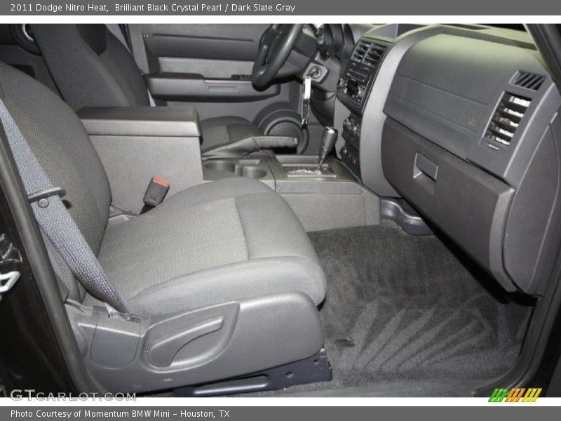 Brilliant Black Crystal Pearl / Dark Slate Gray 2011 Dodge Nitro Heat