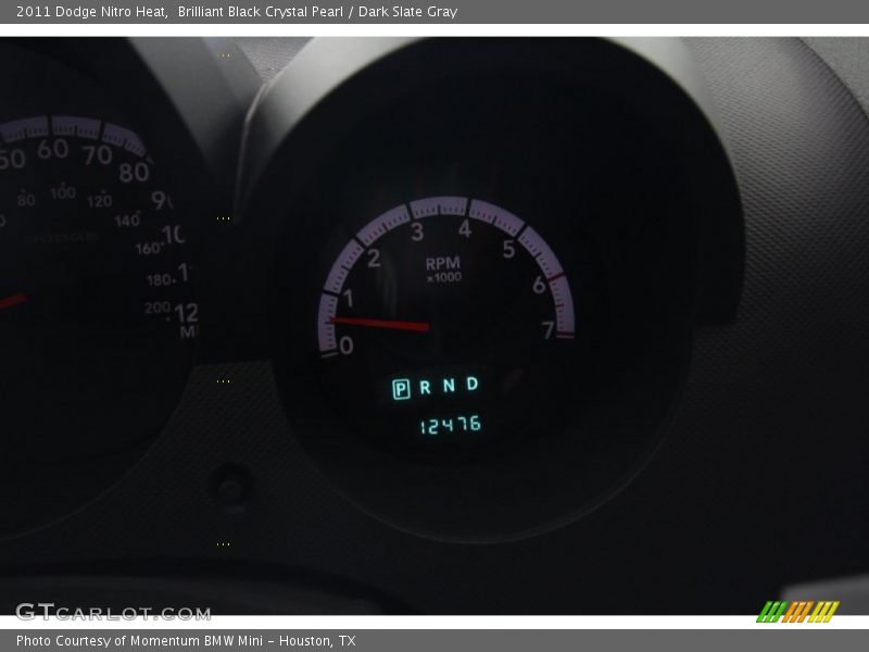 Brilliant Black Crystal Pearl / Dark Slate Gray 2011 Dodge Nitro Heat