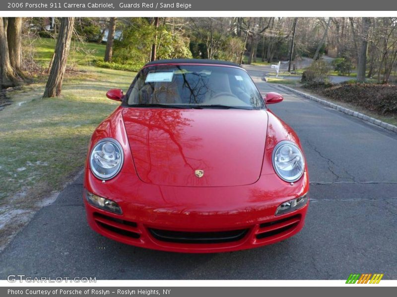 Guards Red / Sand Beige 2006 Porsche 911 Carrera Cabriolet