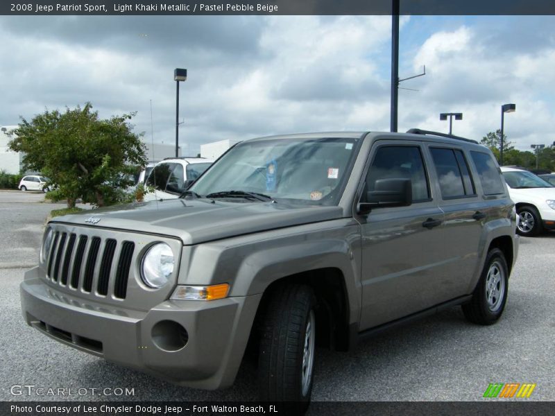 Light Khaki Metallic / Pastel Pebble Beige 2008 Jeep Patriot Sport