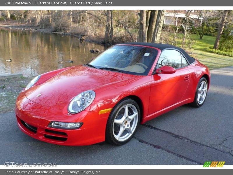 Guards Red / Sand Beige 2006 Porsche 911 Carrera Cabriolet