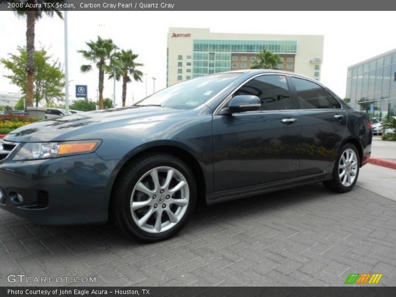 Carbon Gray Pearl / Quartz Gray 2008 Acura TSX Sedan