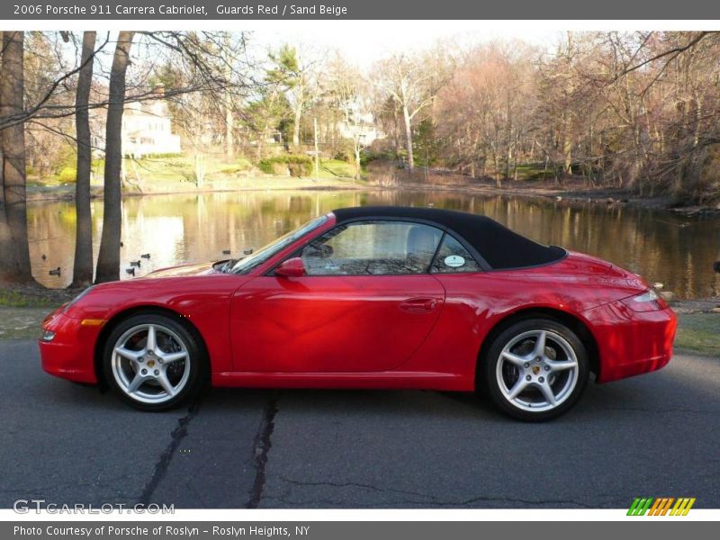 Guards Red / Sand Beige 2006 Porsche 911 Carrera Cabriolet