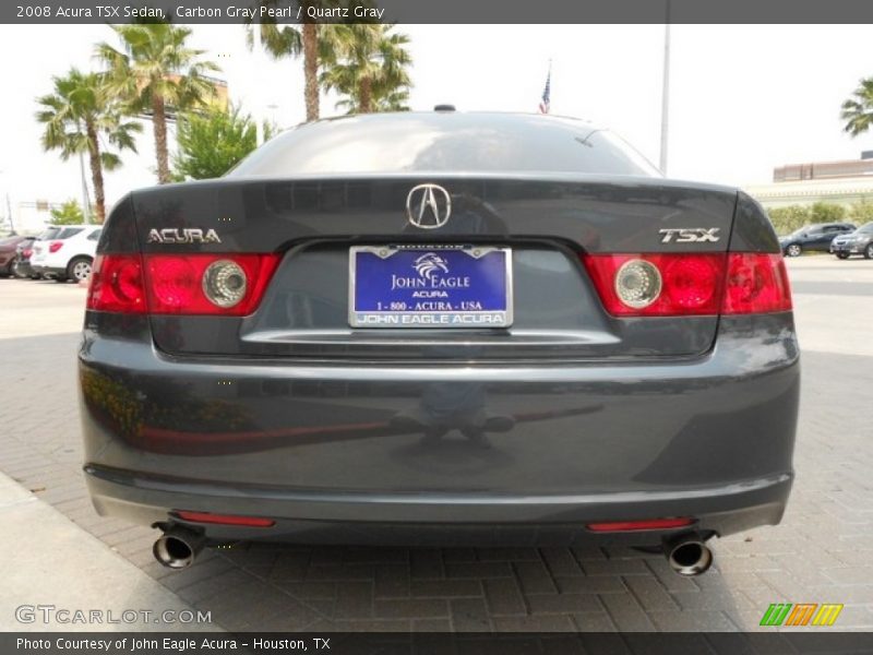 Carbon Gray Pearl / Quartz Gray 2008 Acura TSX Sedan
