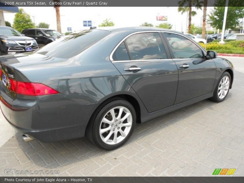 Carbon Gray Pearl / Quartz Gray 2008 Acura TSX Sedan